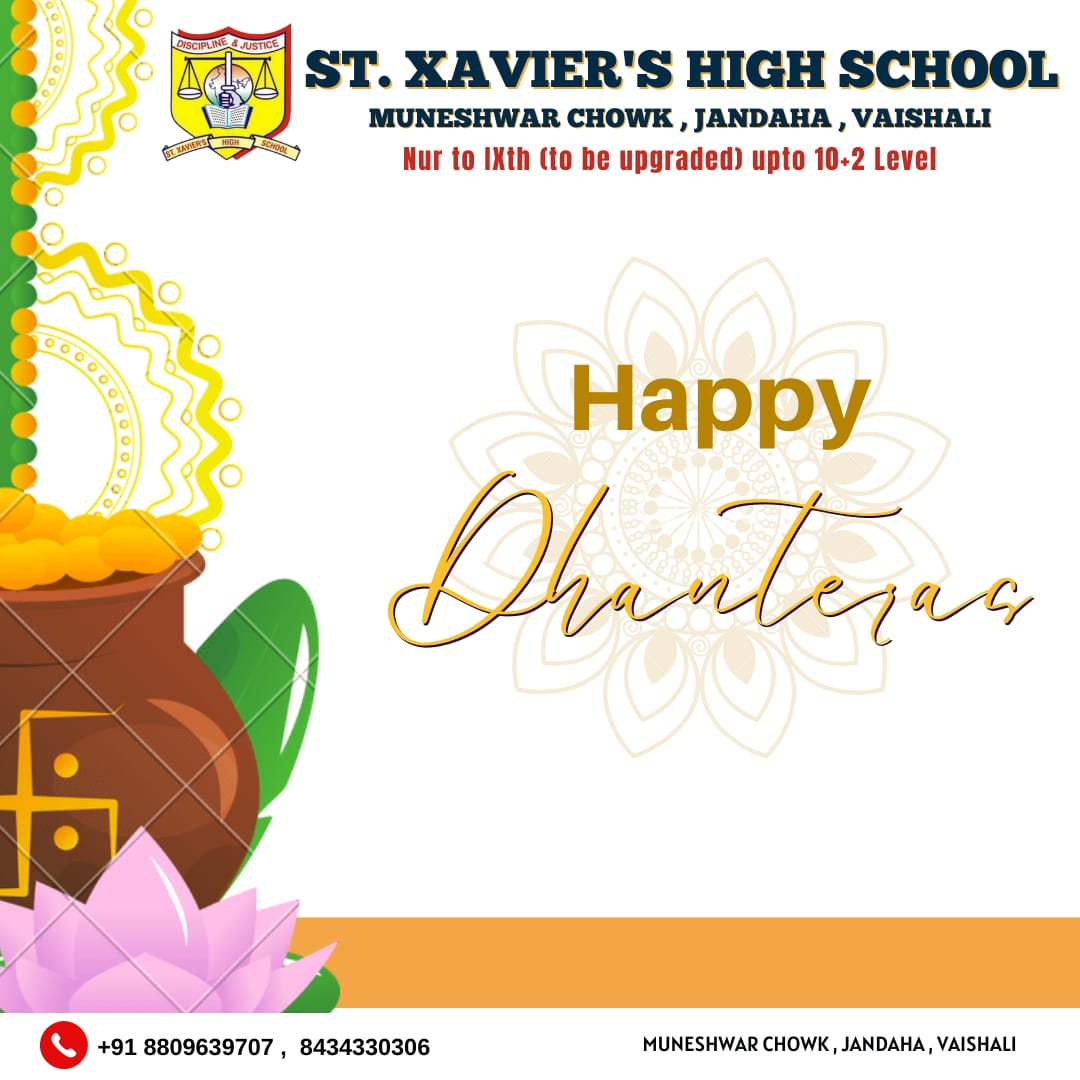 ST.XAVIER'S HIGH SCHOOL MUNESHWAR CHOWK, JANDAHA, VAISHALI