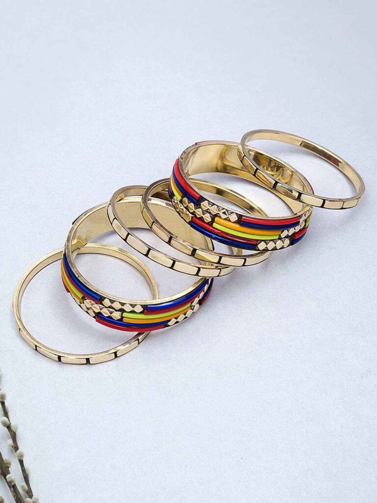 multi colour bangles new design