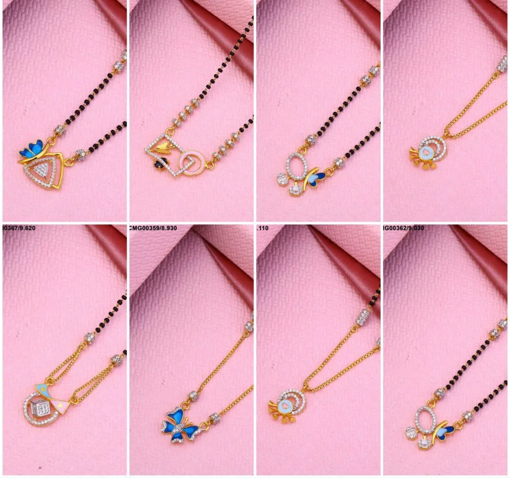 Gold Mangalsutra designs photos