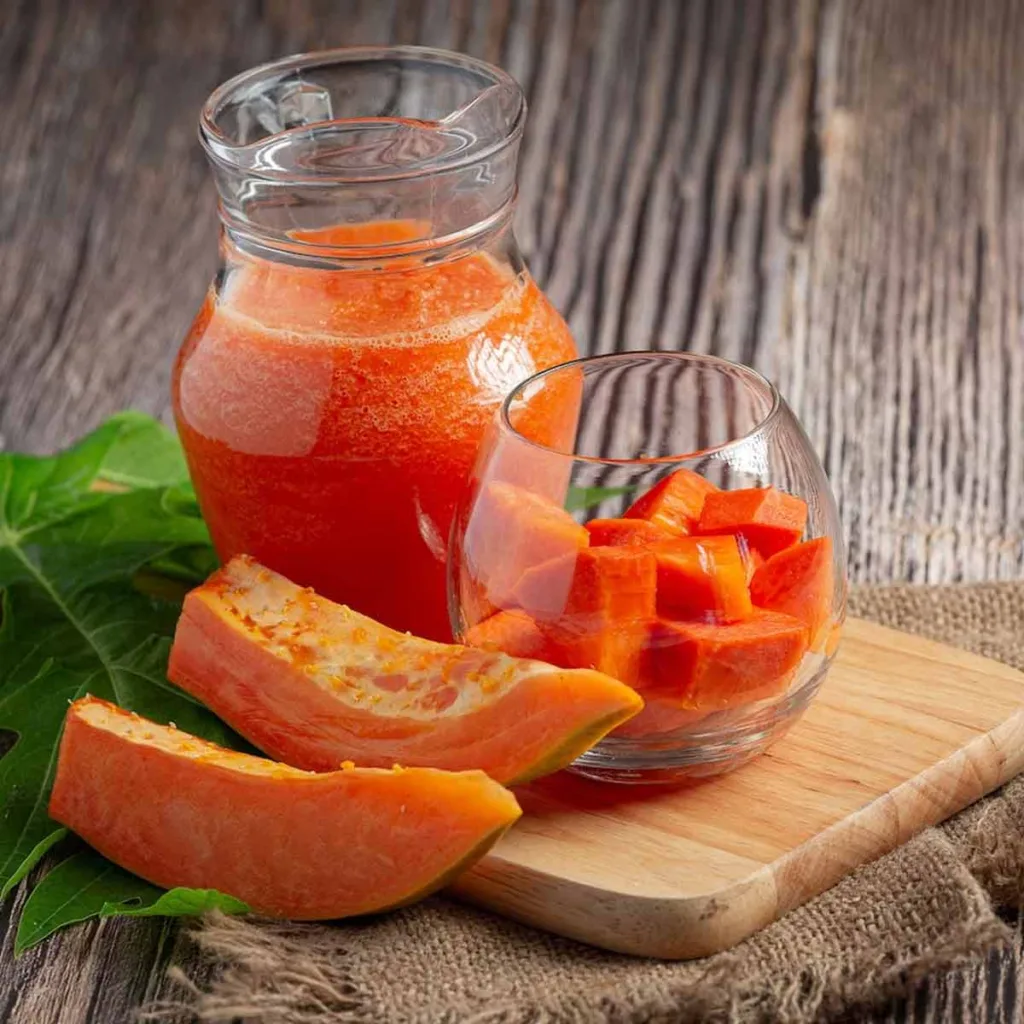How to prepare papaya gel?