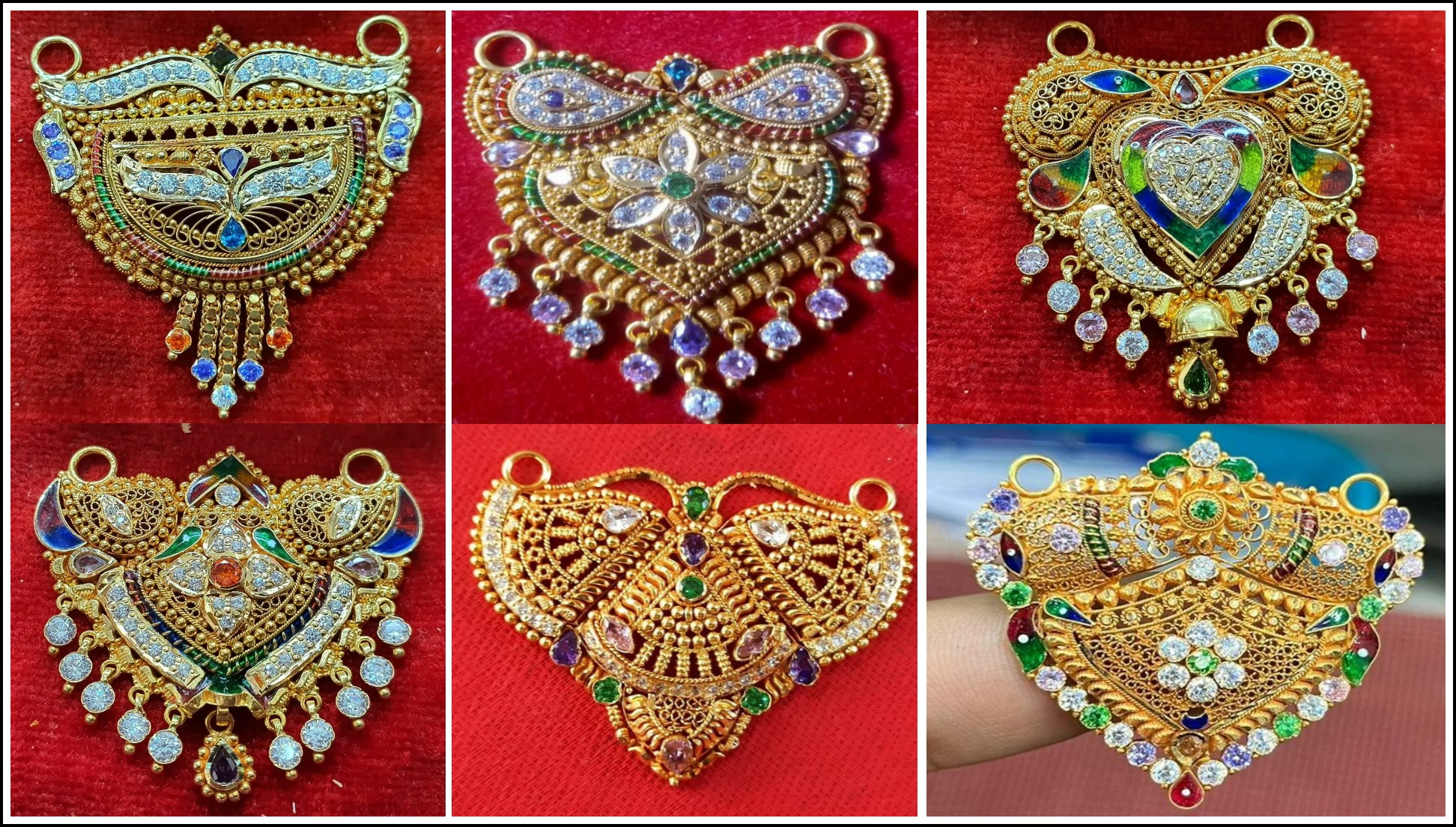 मंगलसूत्र डिजाईन इन गोल्ड with price