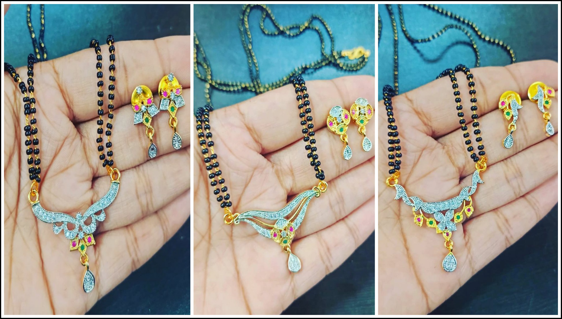 Light Weight Gold Mangalsutra Design