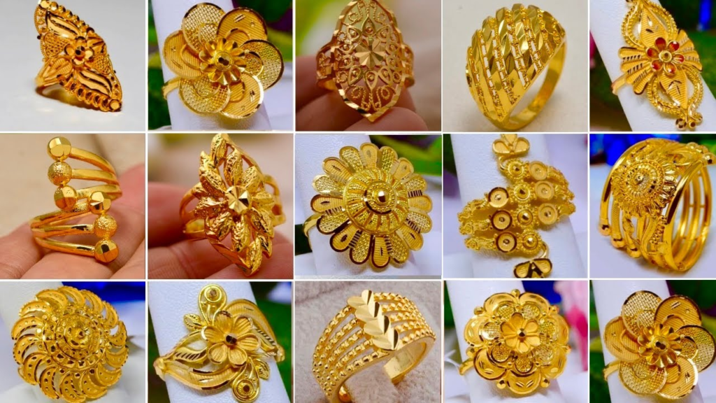 women's gold earrings design for female