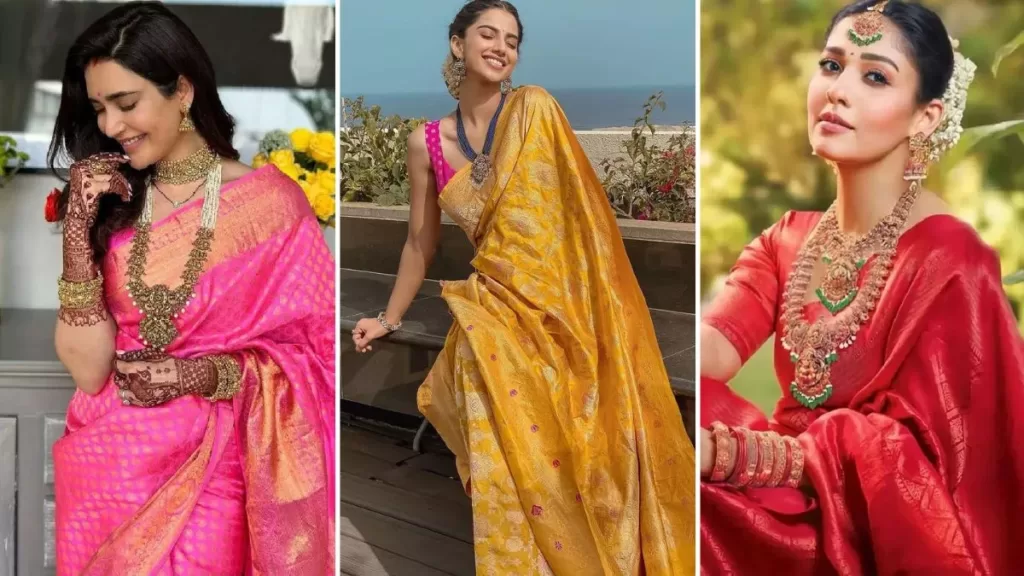 रक्षाबंधन 2023 के इस मौके पर, खास साड़ी डिजाइंस से आप अपने लुक को बना सकते हैं और इस खास पर्व को और भी यादगार बना सकते हैं। चाहे आप ट्रेडिशनल डिजाइंस पसंद करते हो या मोडर्न
