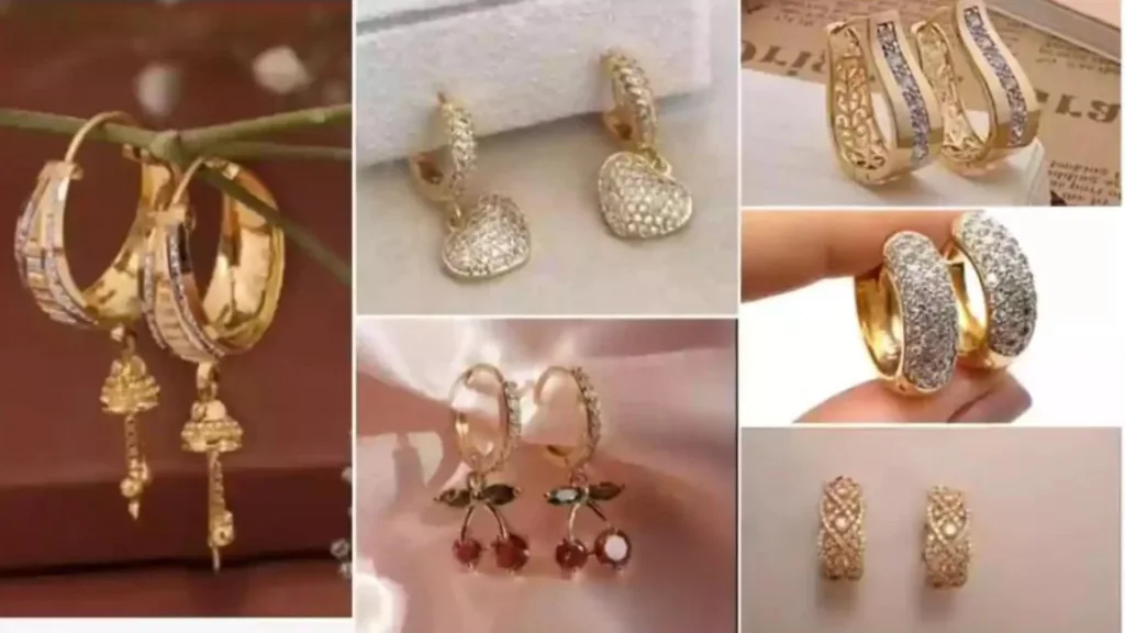 Studded बाली डिजाइन