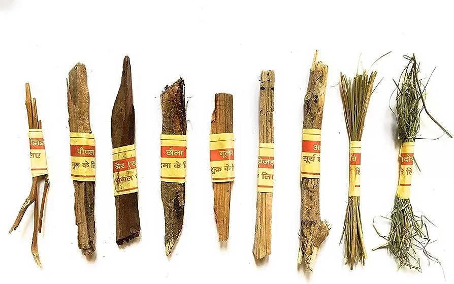 किन नौ लकड़ियों का होता है इस्तेमाल?