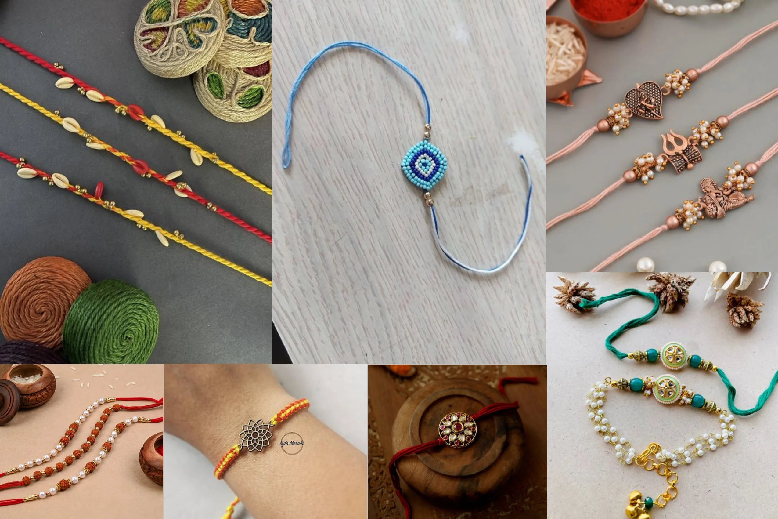 unique and latest rakhi designs