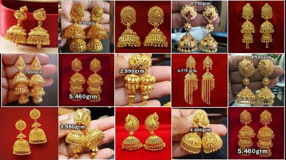 लेटेस्ट झुमका डिजाइन ब्यूटीफुल लुक