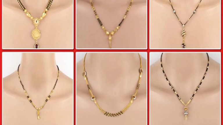 Latest Design Collection of Small Gold Mangalsutra