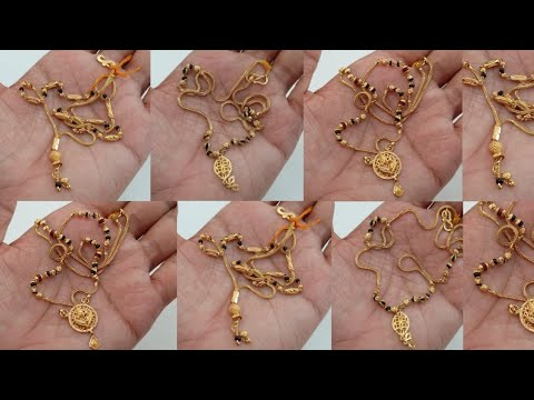 Gold Samll Mangalsutra Design