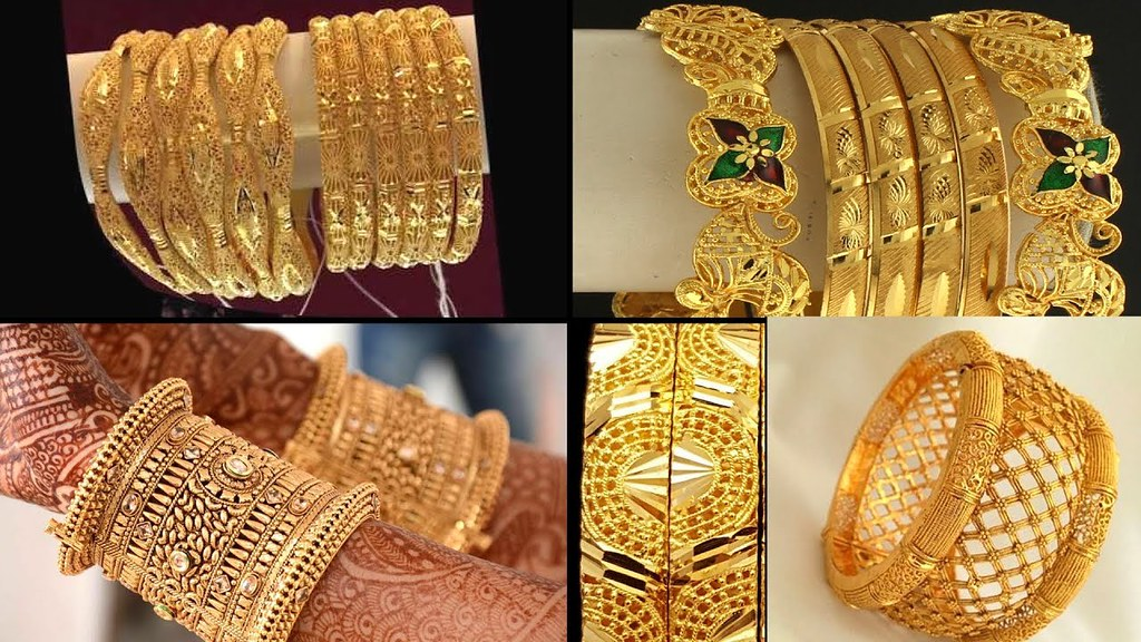Beautiful Gold Bangle Designs