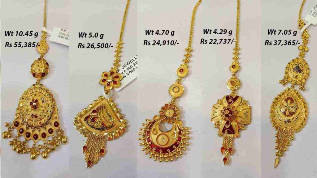 Best Gold Maang Tikka Design Collection