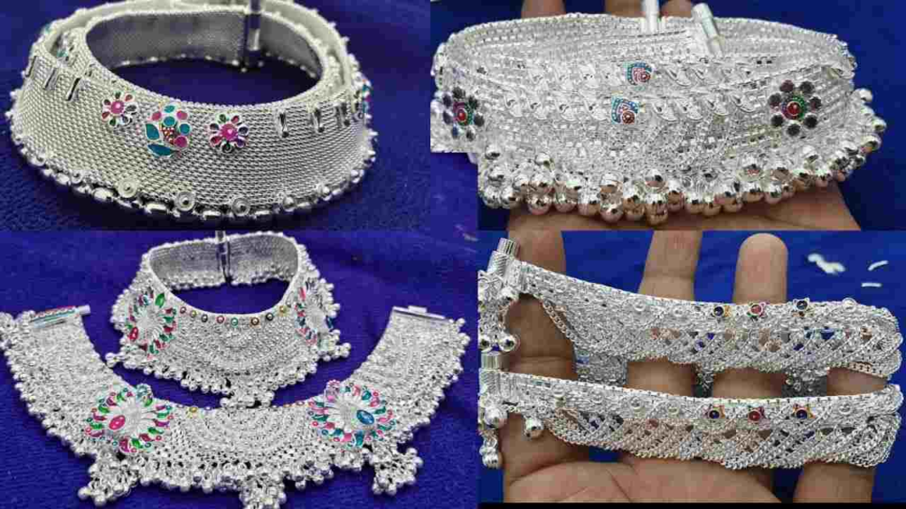 latest payal design silver