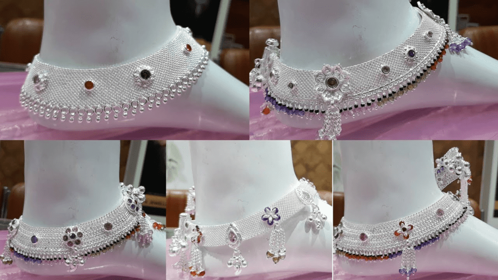 simple fancy payal designs