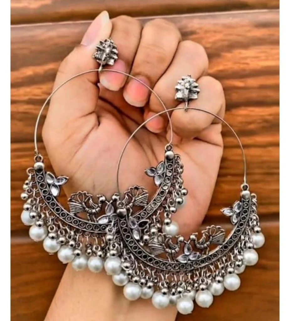 oxidised earrings