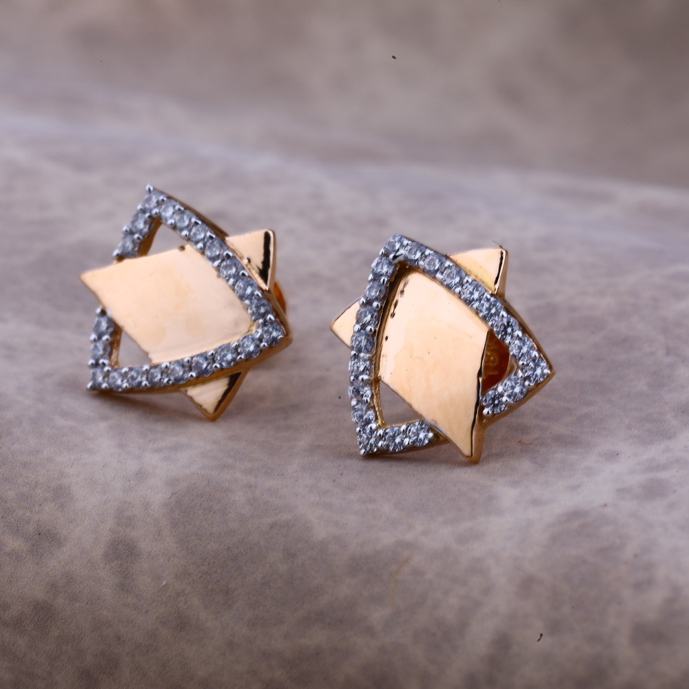 unique earrings design gold