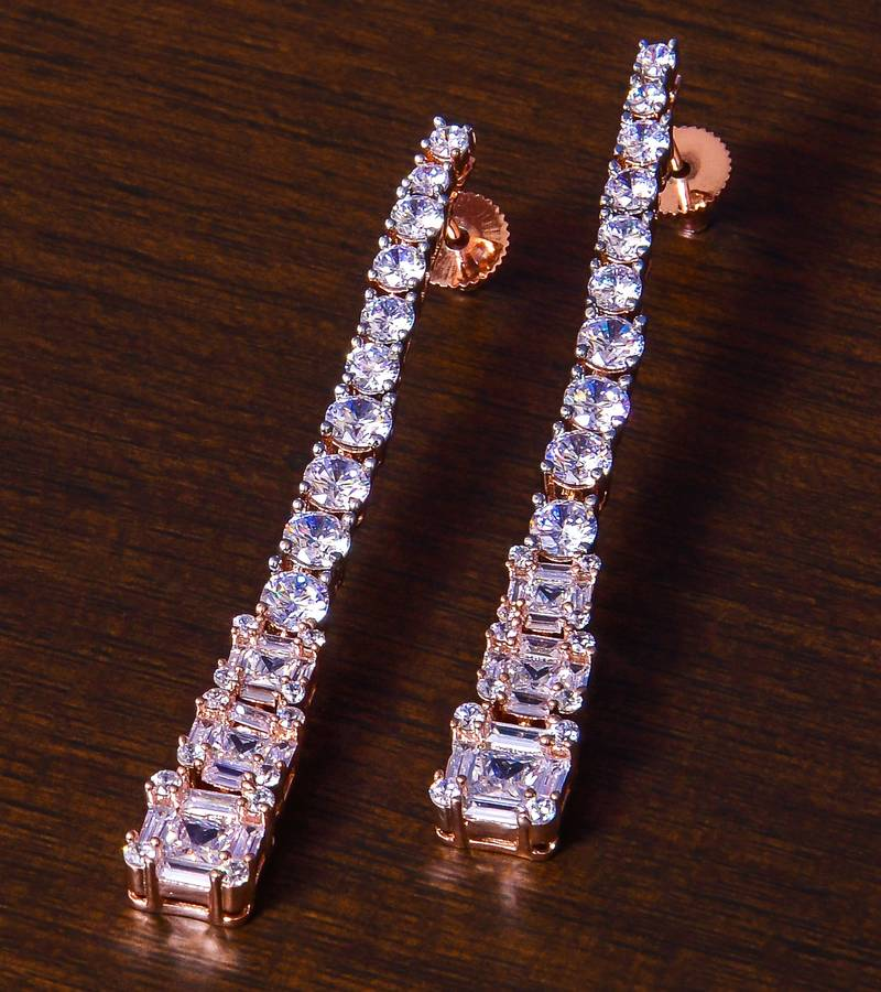 very long earrings