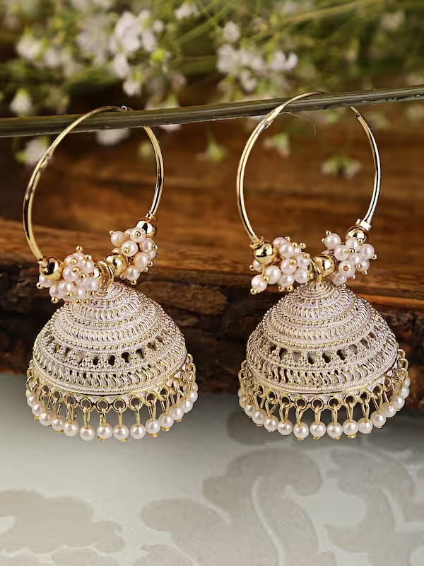 small jhumka designs in gold