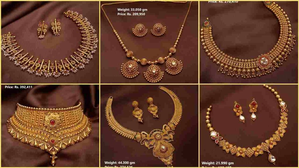 Beautiful Gold Necklace Designs 2023