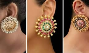 indian style stud earrings