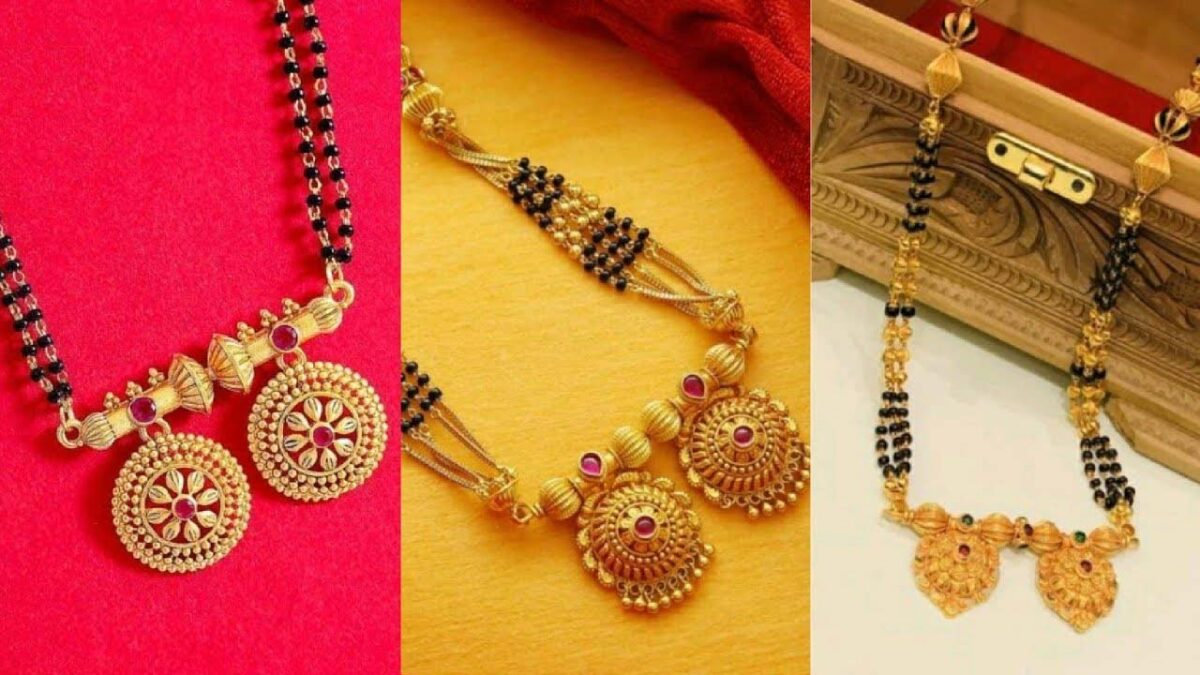 marathi mangalsutra designs in gold with price