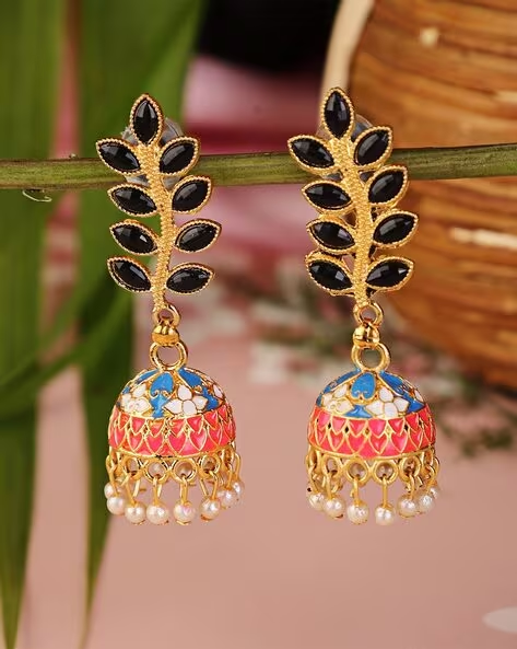 gold jhumka designs photos