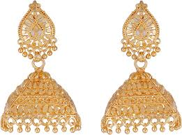 gold jhumka designs photos