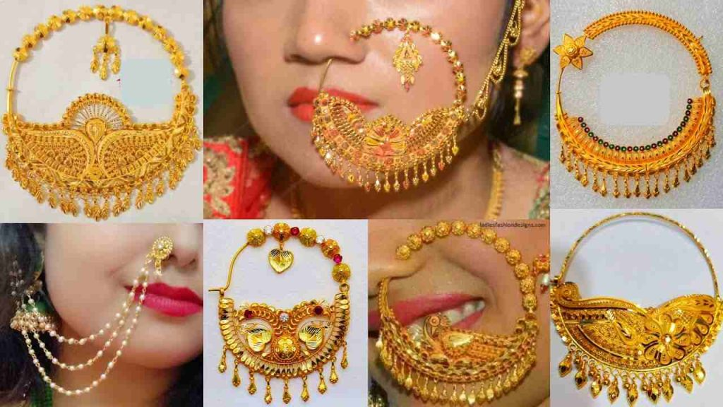 Latest Gold Nath Design 2023