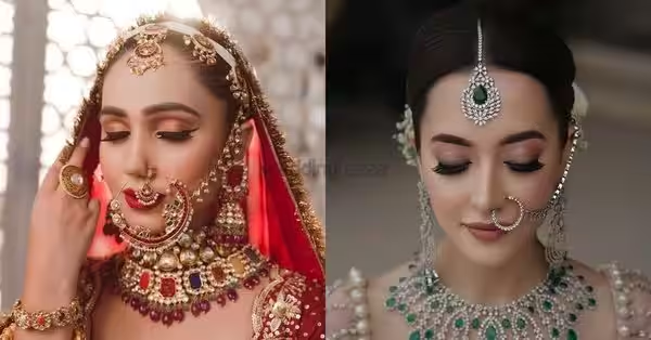 tanishq bridal nath designs