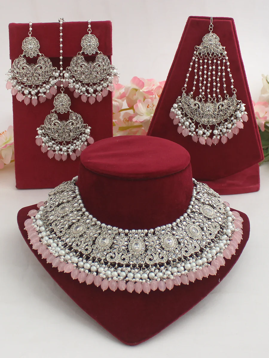 white colour jewellery