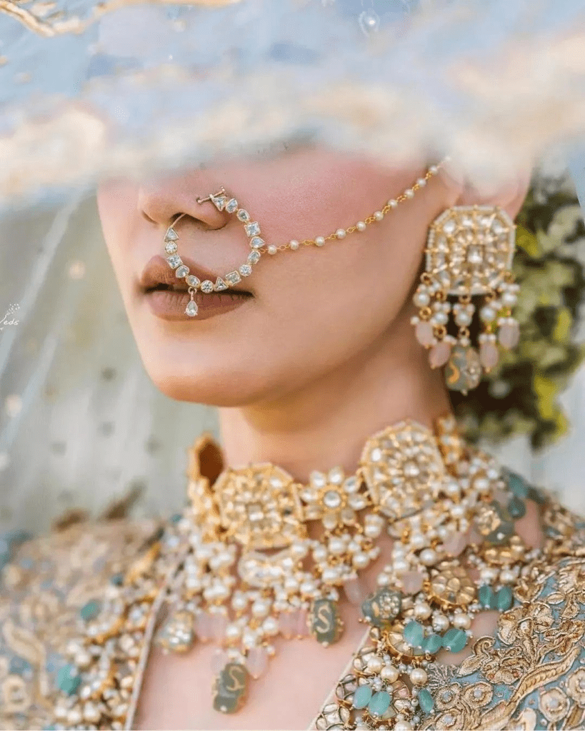 nose ring design gold