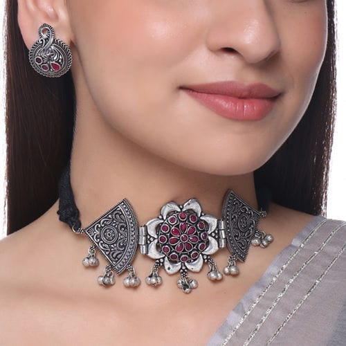 oxidised jewellery earrings