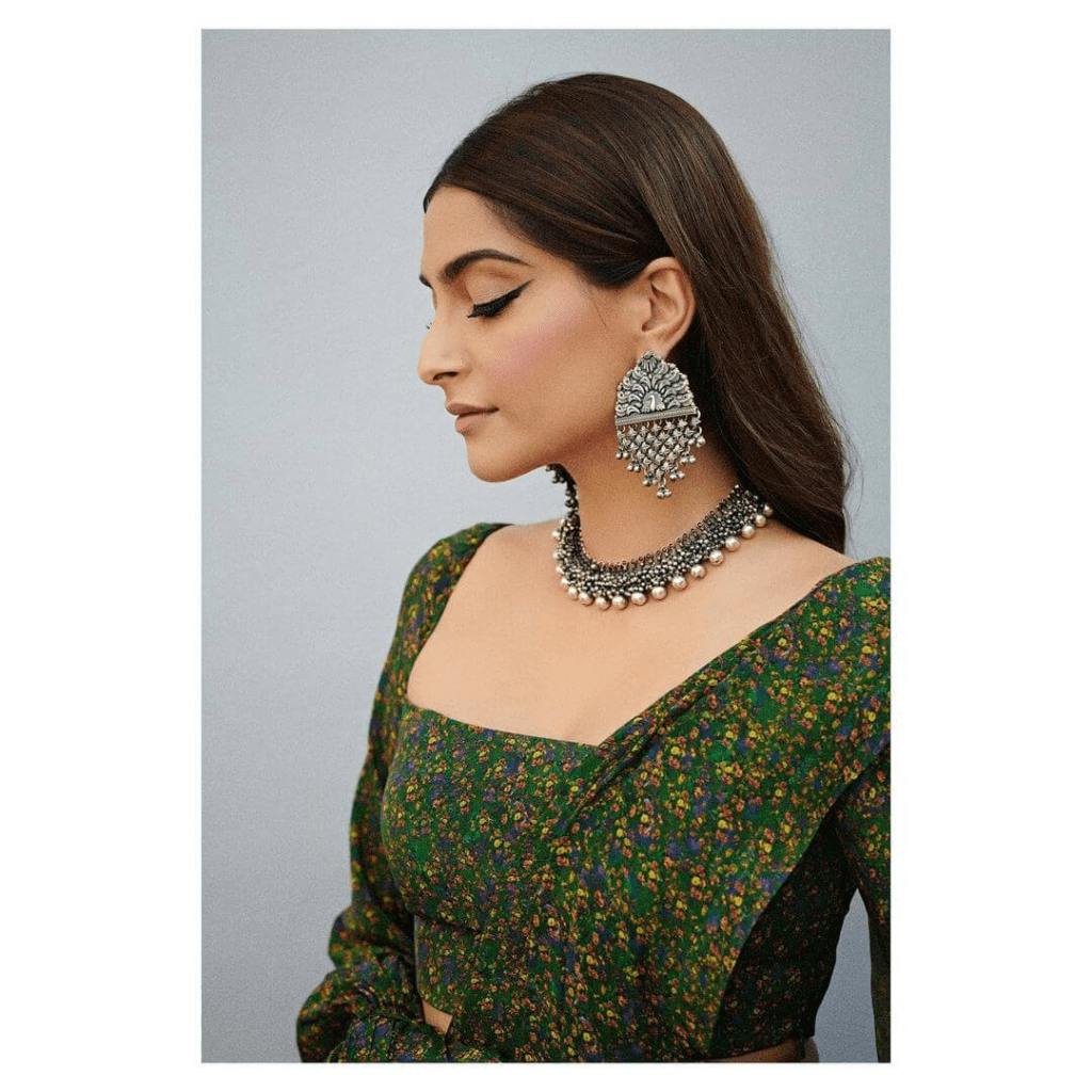 Silver and Cloth Jewellery