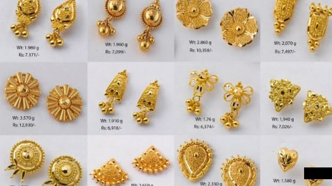 small gold earrings designs for daily use