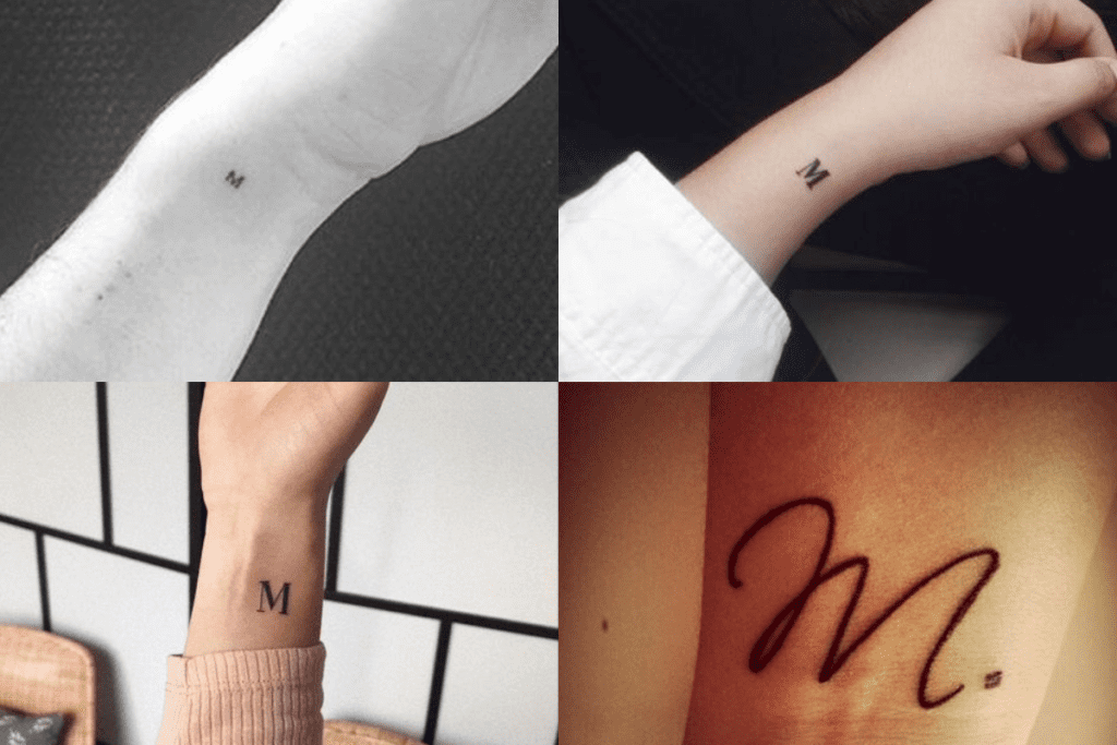 M letter tattoo designs