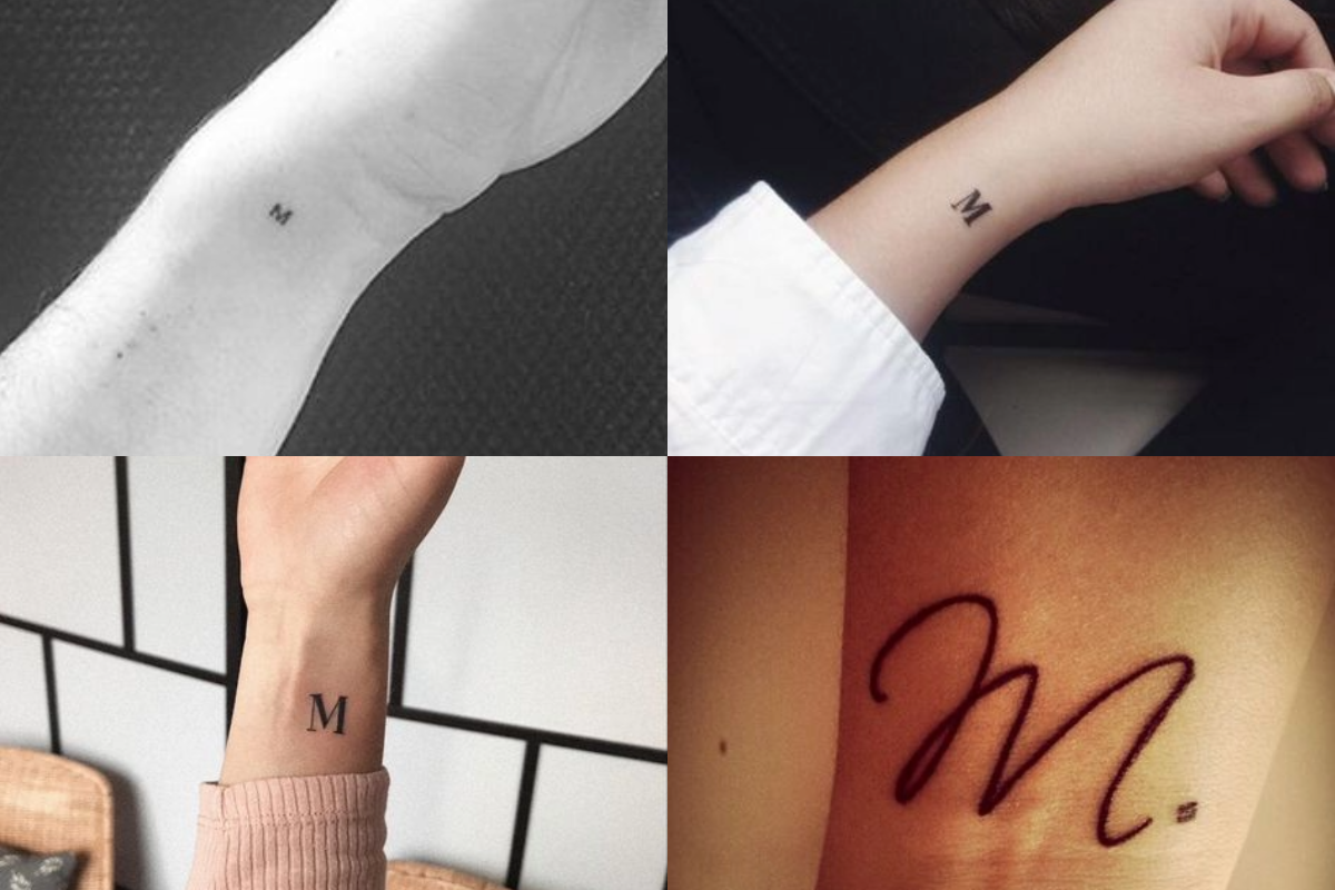 M letter tattoo designs