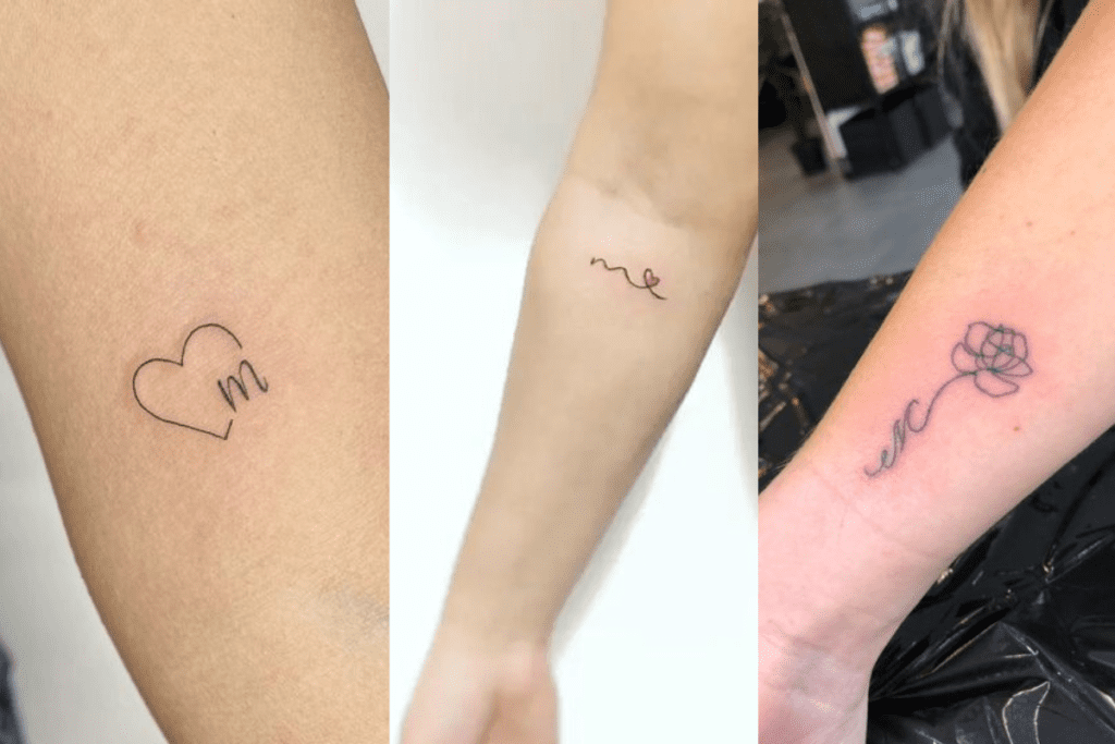 M letter tattoo designs