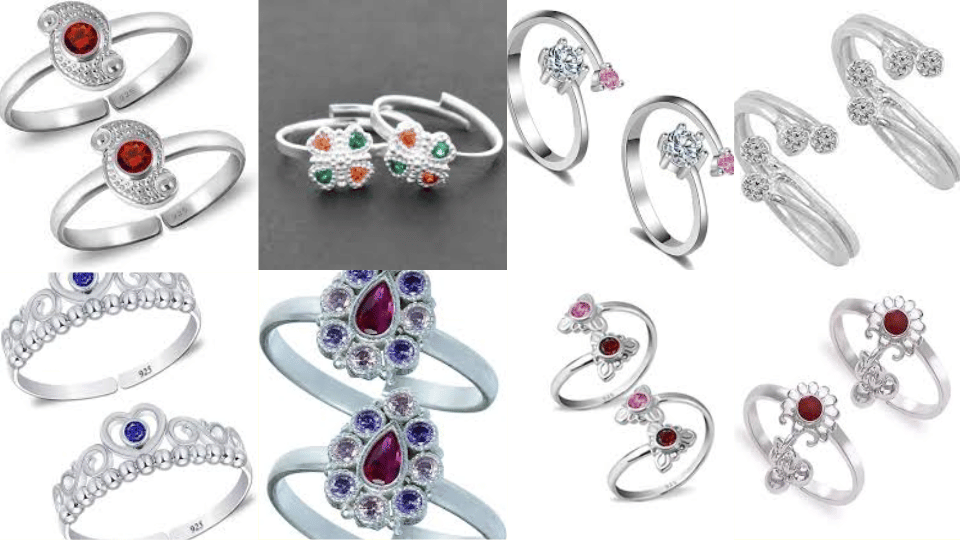 Stone Toe Ring Designs
