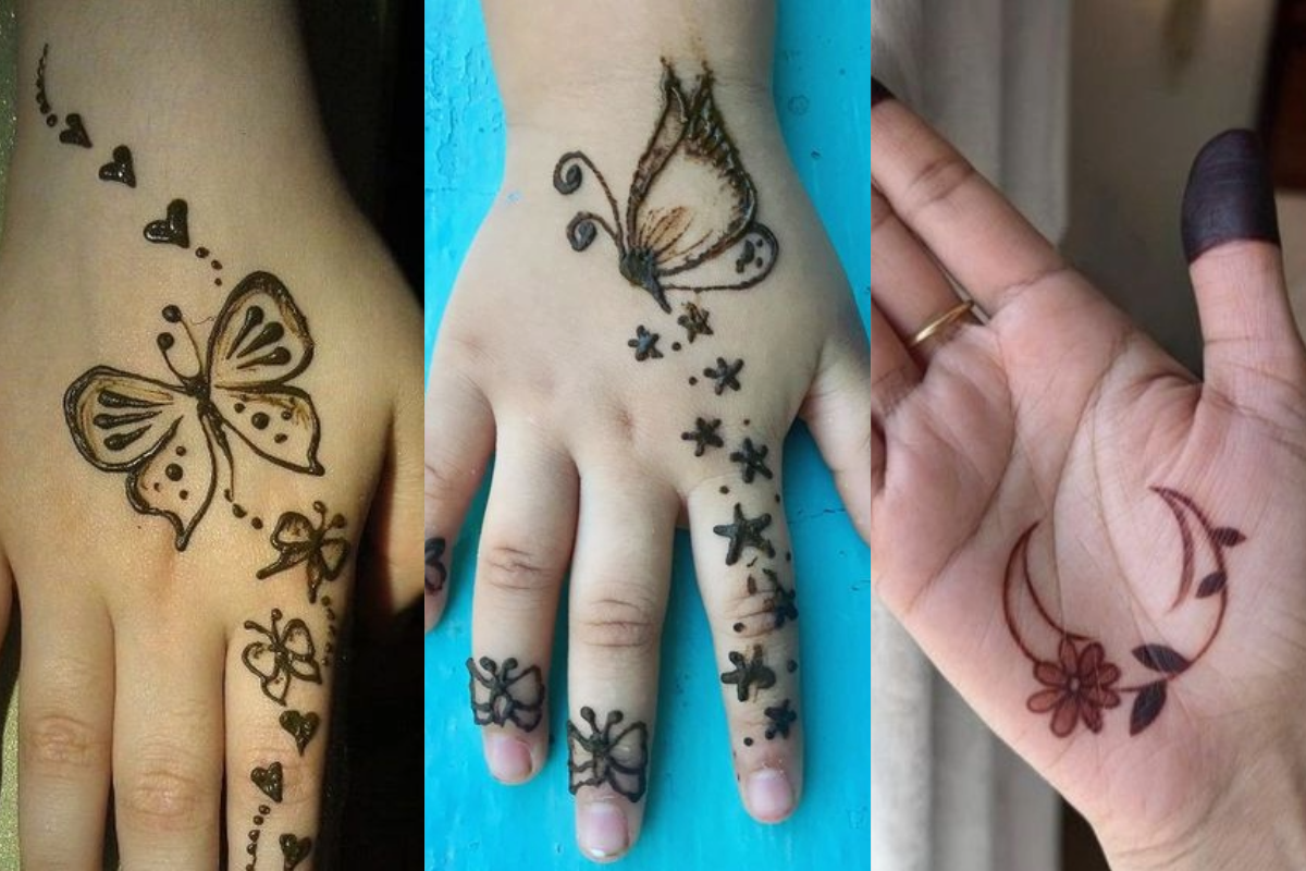 छोटे बच्चो के हाथ पे लगाए ये खास डिजाइन सिर्फ 5 मिनट में