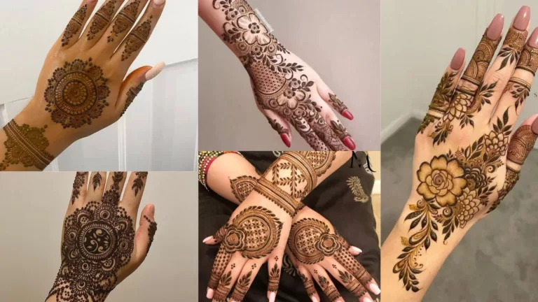 पीछे हाथ की मेहंदी डिजाइन  2023