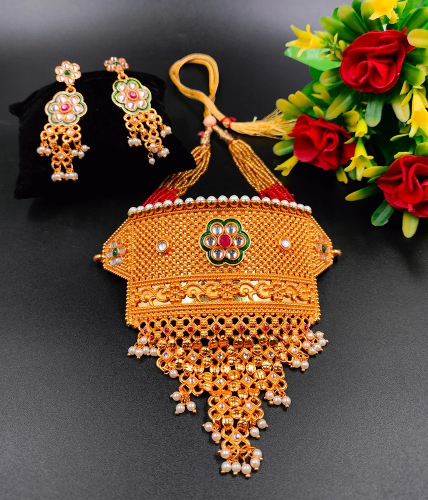 Rajasthani necklace design with price