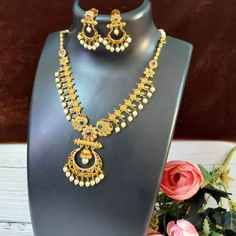 Rajasthani necklace design with price