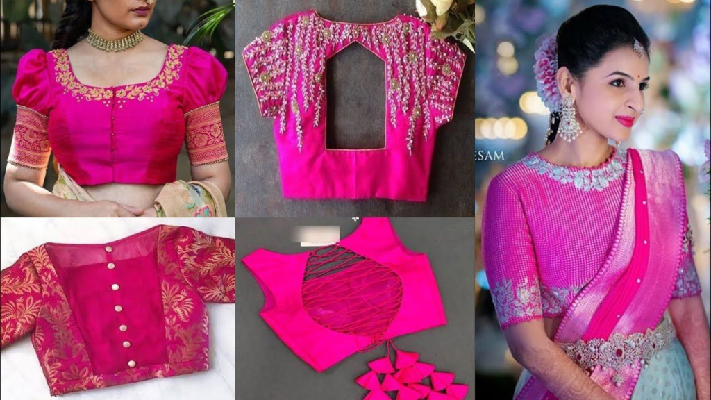 blouse designs back and front