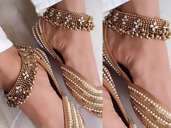 bridal payal design in silver with price
