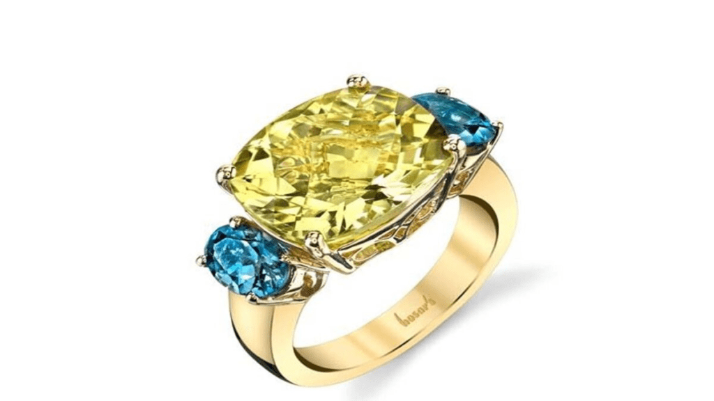 simple topaz ring designs