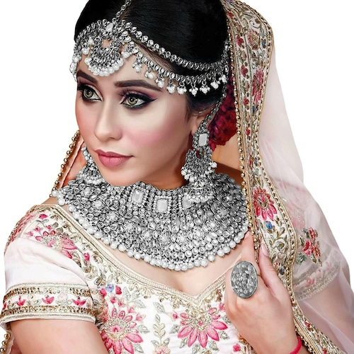 jewellery style for lehenga