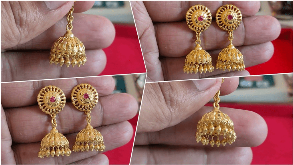 Gold Jhumki Designs