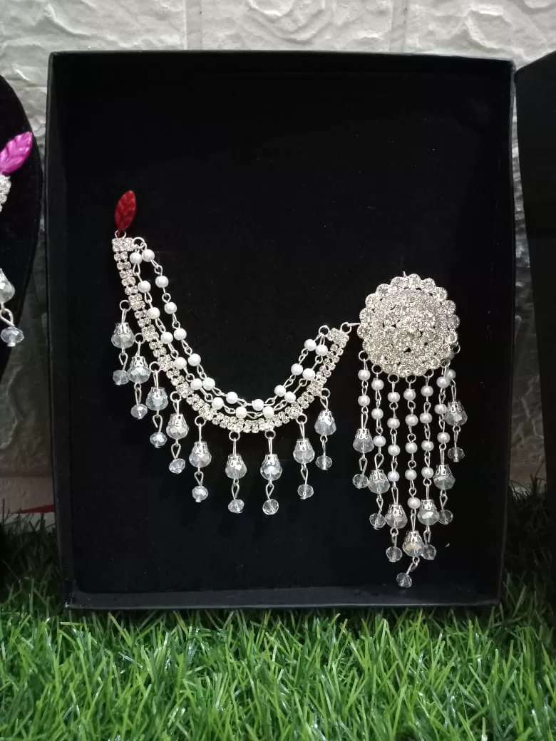 Sahara Earring Wedding Long Chain Jhumka Earrings For Women Ghosia Boutique JT-246