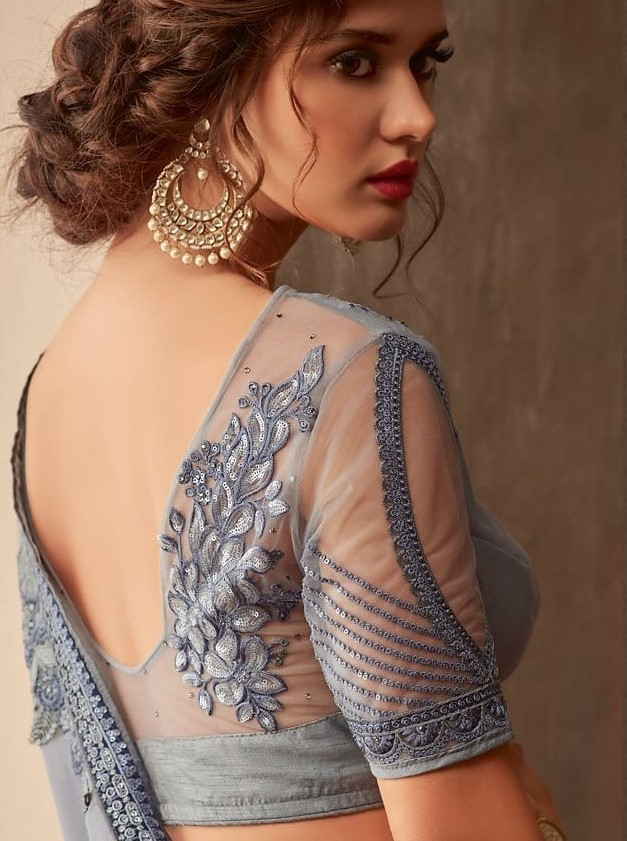 Net Blouse Designs