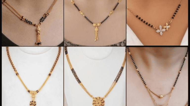 small gold mangalsutra designs 2023